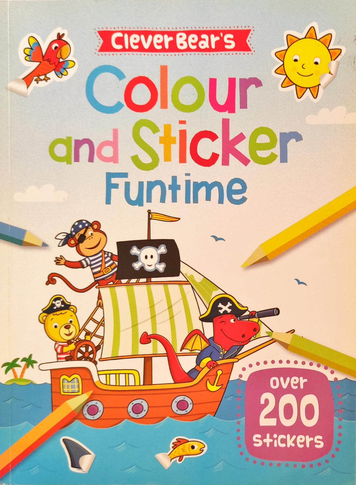 Colour and Sticker Funtime (Colouring Book)