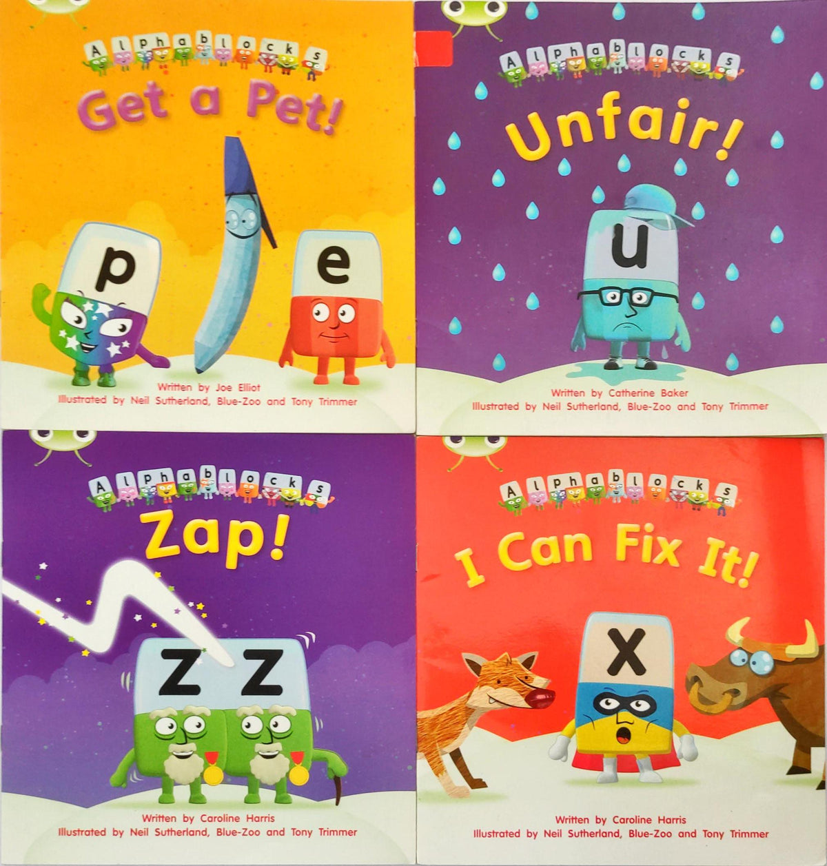 Alphablocks Phonics Combo 2 (4 Books)