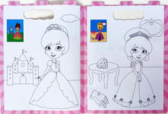 Princess Copy to Colour Book