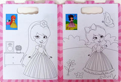 Princess Copy to Colour Book