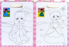 Princess Copy to Colour Book