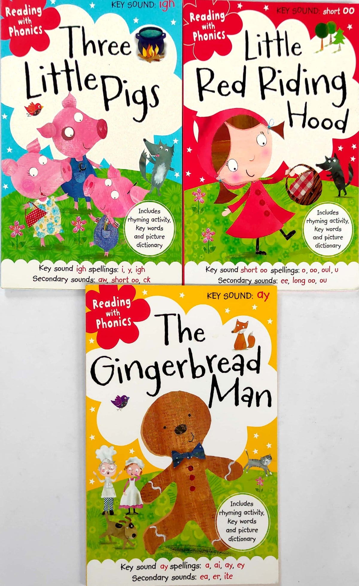 Reading with Phonics Combo 14 (3 Books)