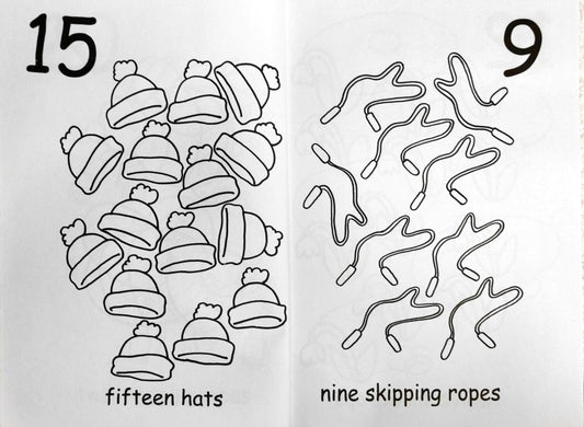 Numbers to Learn and Colour