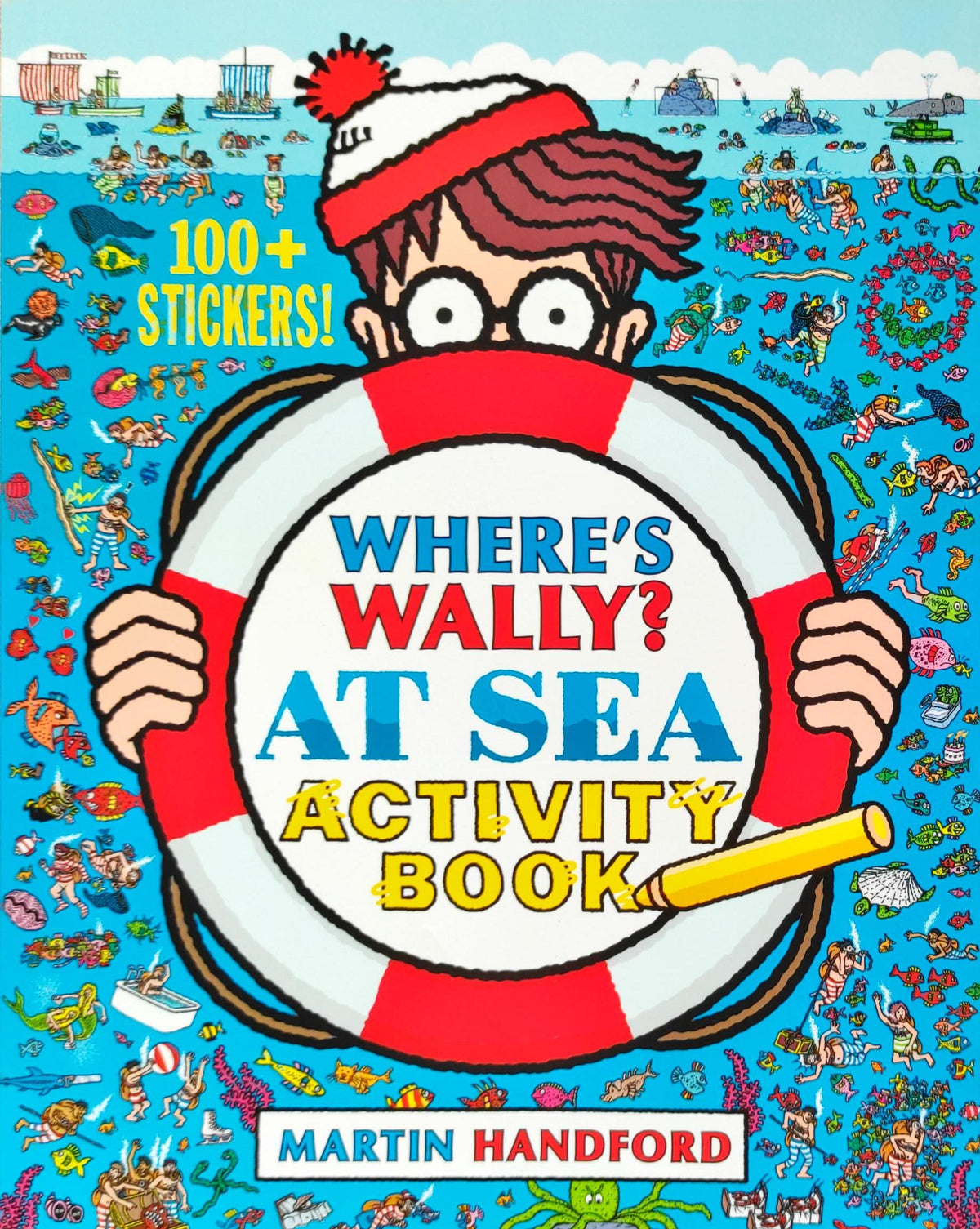 Where's Wally? At Sea (Activity Book/100+ Stickers)