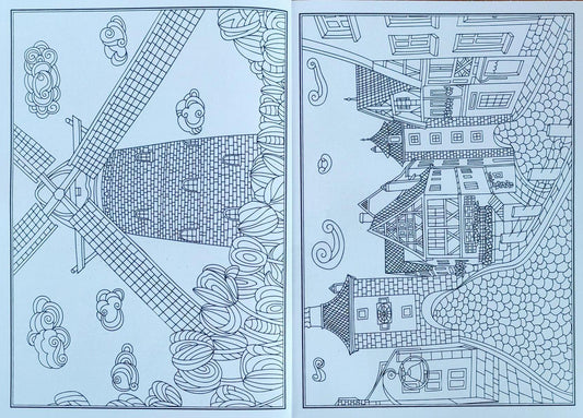 Amazing City (Anti Stress Colouring Book)