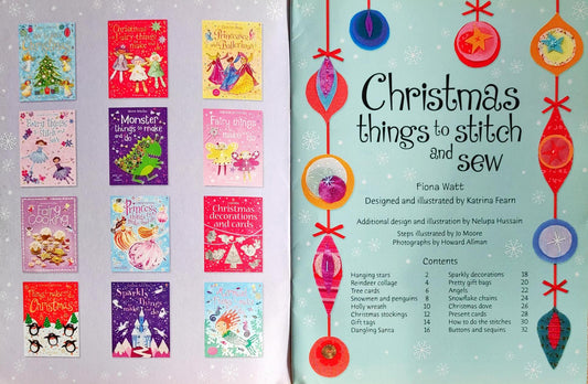 Usborne Christmas Things to Stitch nad Sew
