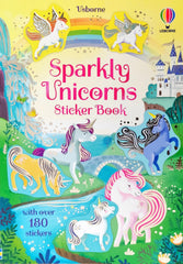 Usborne Sparkly Unicorns Sticker Book (With Over 180 Stickers)