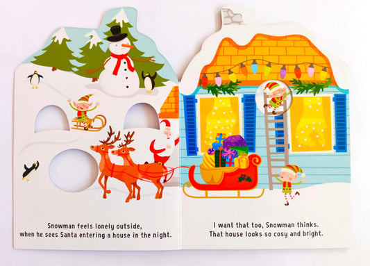 A House For Snowman  (Cut Book)