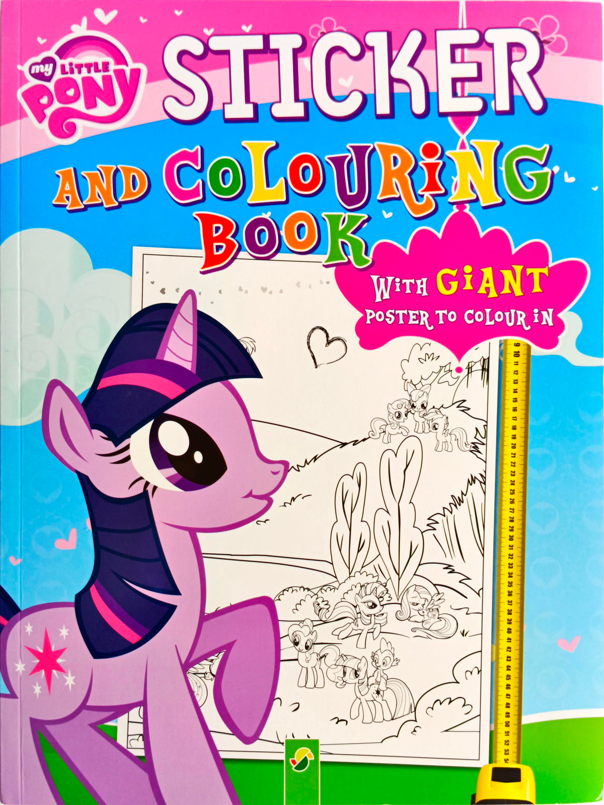 Stickers and Colouring Book With Giant Poster to Colour In