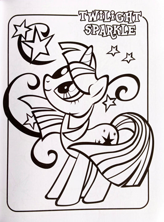 Stickers and Colouring Book With Giant Poster to Colour In