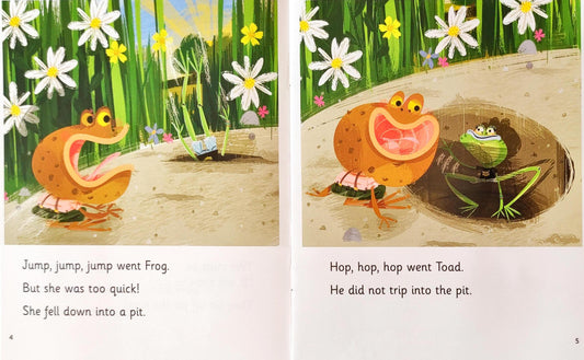 Frog and Toad go for a Swim