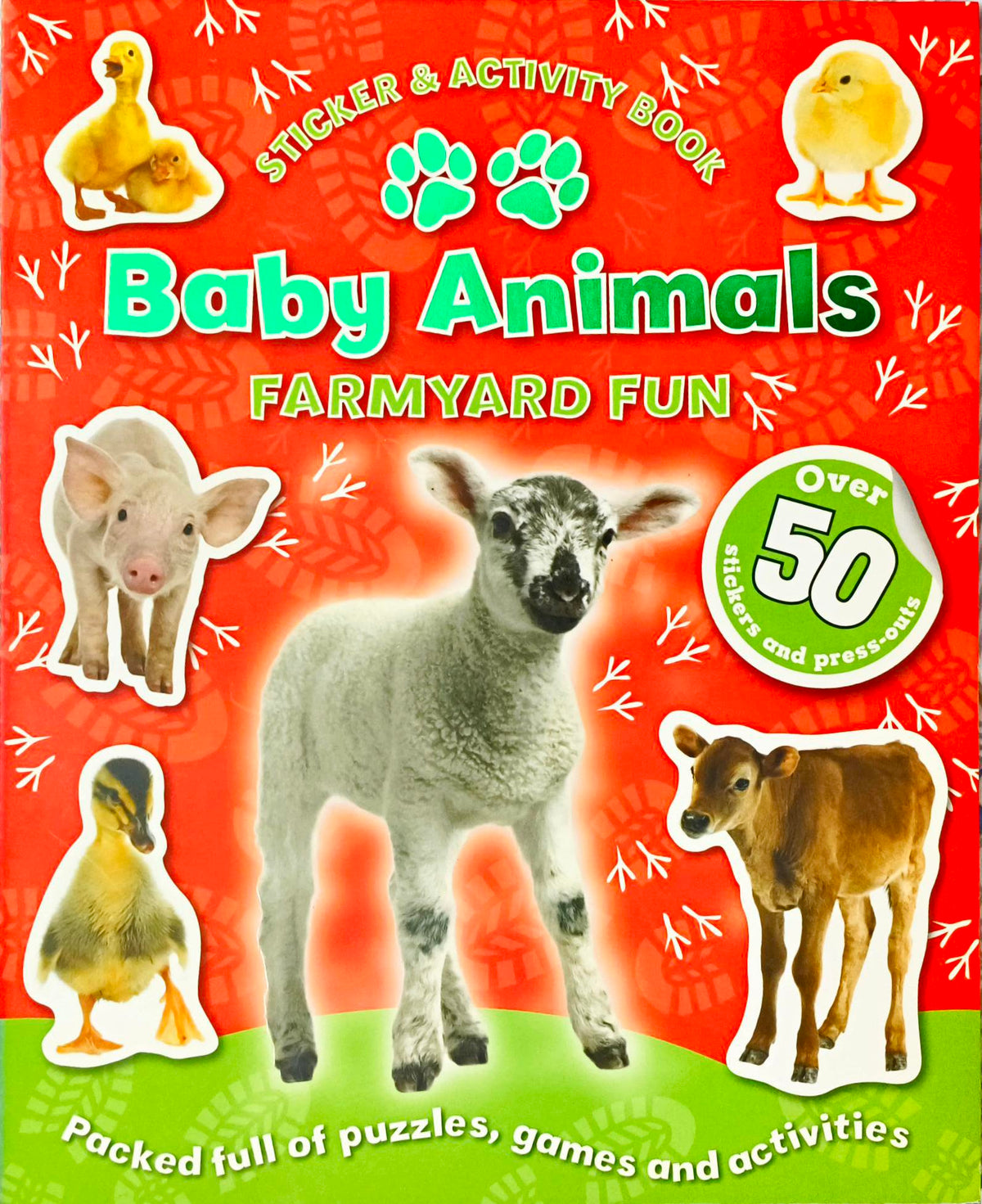 Baby Animals Farmyard Fun (Over 50 Stickers & Press Outs)