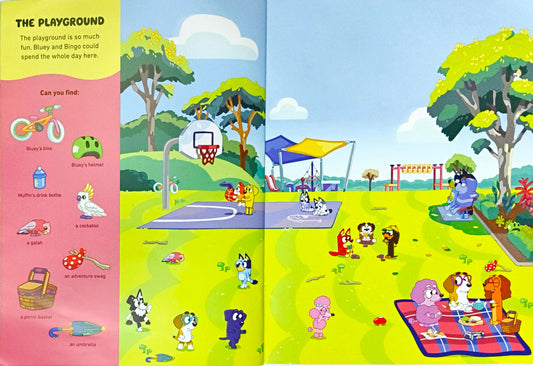 Where's Bluey? Search and Find Book