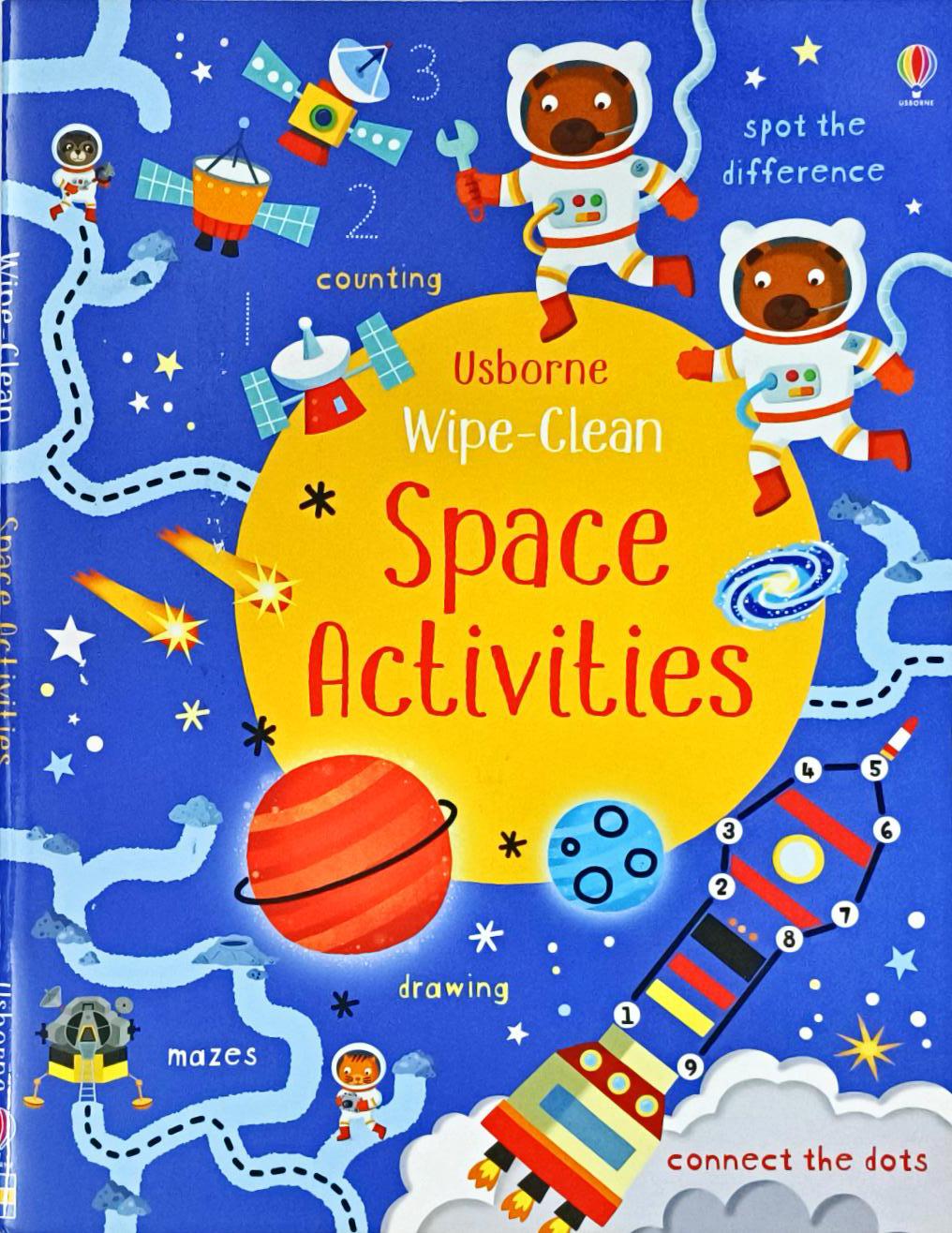 Usborne Wipe and Clean Space Activities