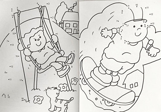 Dotty Dragon Dot to Dot Puzzles