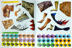 Dinosaur (250 Reusable Stickers)