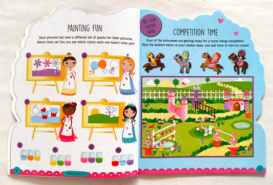 Perfect Princess Activity Book With Over 75 Stickers