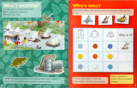 Reading Skills Activity Book with Stickers (Levels 3-4)