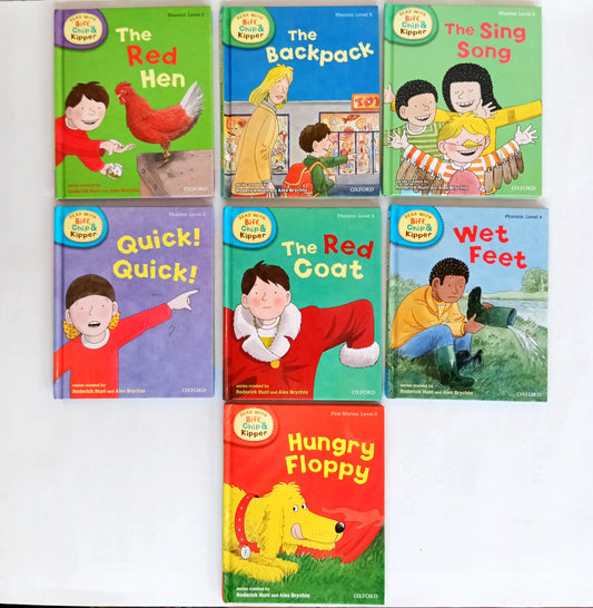 Biff Chip and Kipper Hardcover Set (7 Books)