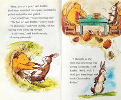 Winnie the Pooh has lunch with Rabbit