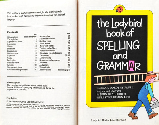 The Ladybird book of Spelling and Grammar