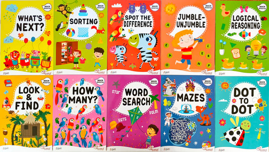 Brain Booster Activity Bag (Set of 10 Books)