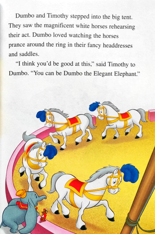 Disney Dumbo and His New Act (Wonderful World of Reading)