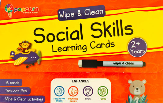 Social Skills Learning Cards (Wipe and Clean Books with Box)