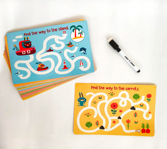 Fine Motor Skills Learning Cards (Wipe and Clean Books with Box)