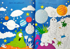 Aliens and Monsters (Sticker Book)