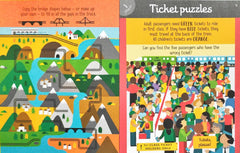 Usborne On a Train Puzzles and Game