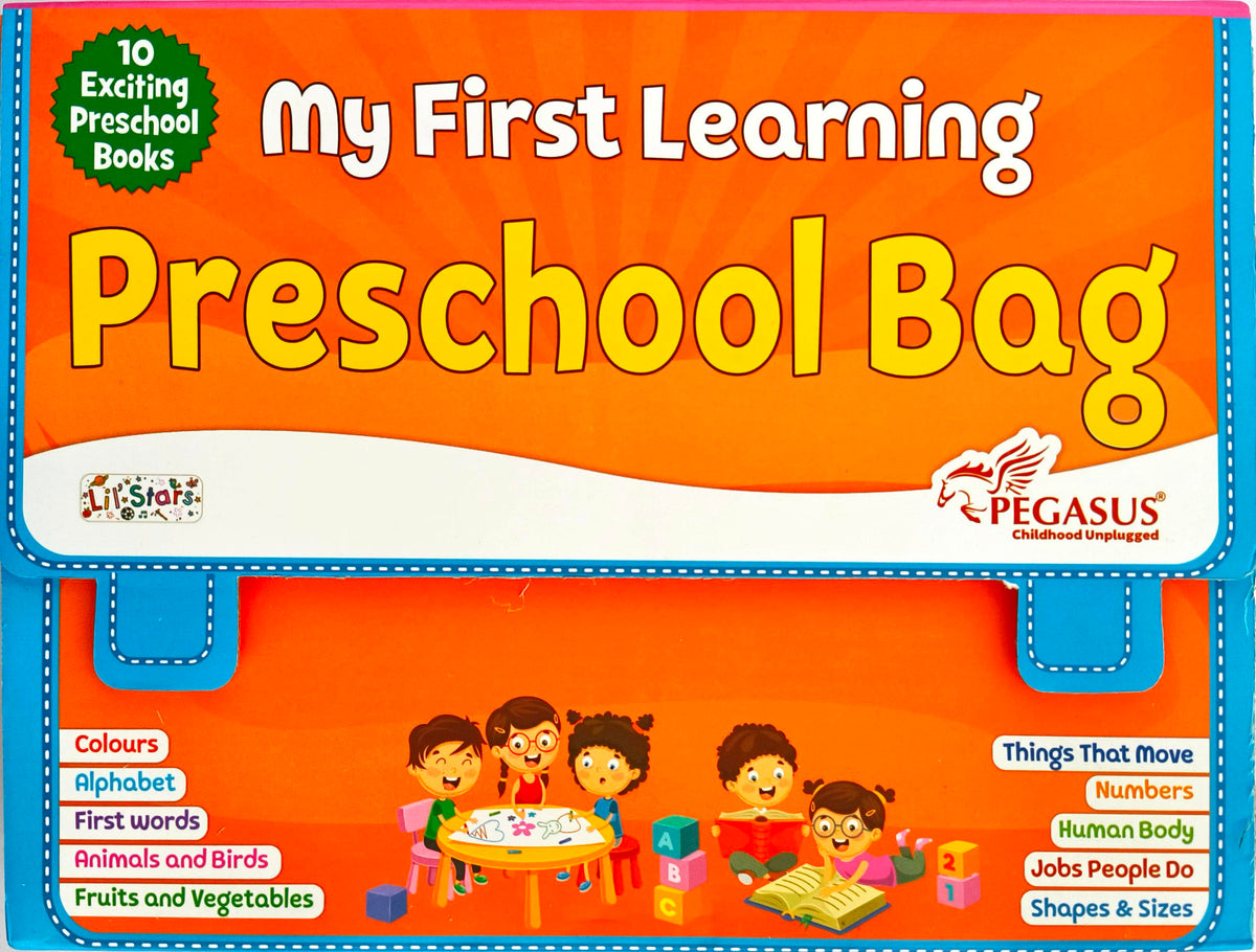My First Learning Preschool Bag (Set of 10 Books with Box)