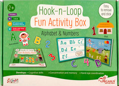 Hook n Loop Fun Activity Box Alphabet & Numbers