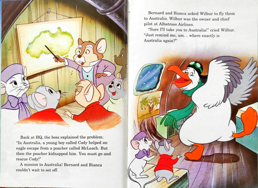 Disney The Rescuers Down Under (Wonderful World of Reading)