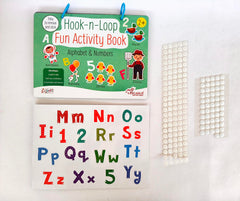 Hook n Loop Fun Activity Box Alphabet & Numbers
