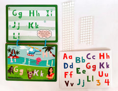 Hook n Loop Fun Activity Box Alphabet & Numbers