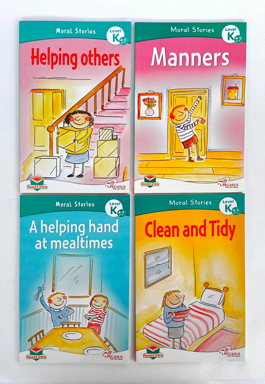 Moral Stories Helping Hands (Set of 4 Books with Box)