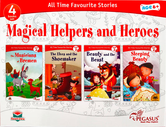 All Time Favourite Stories Magical Helpers and Heroes (Set of 4 Books with Box)