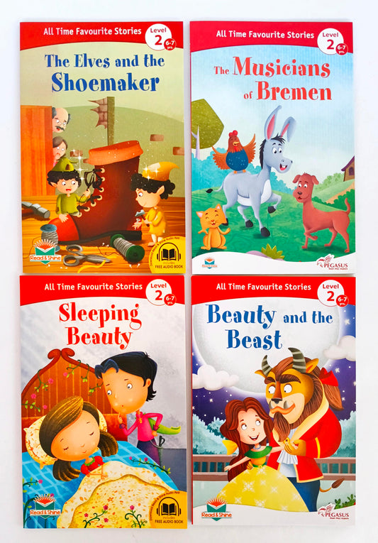 All Time Favourite Stories Magical Helpers and Heroes (Set of 4 Books with Box)
