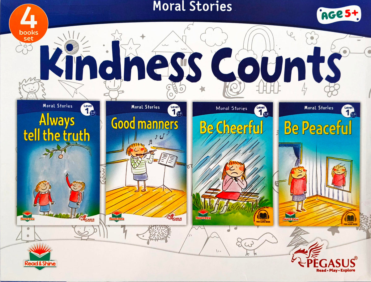 Moral Stories Kindness Counts (Set of 4 Books with Box)