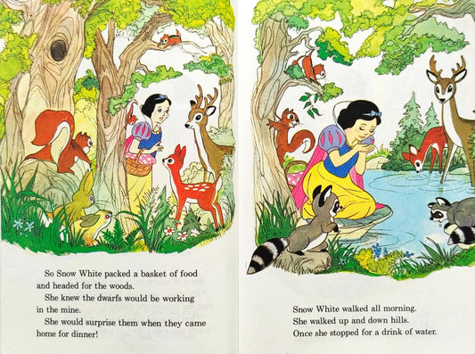 Disney Snow White Helps the Seven Dwarfs (Wonderful World of Reading)