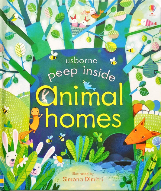 Usborne Peep Inside Animal Homes (Flap Book)