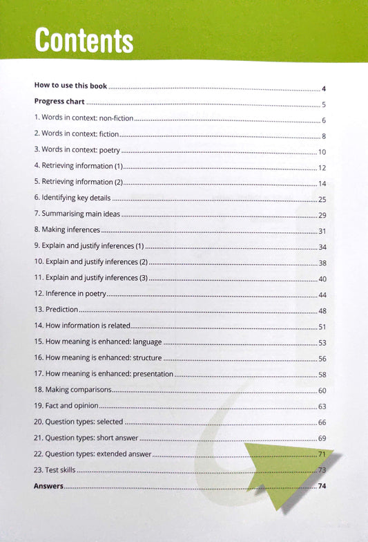 Reading SATs Challenge (Year 6)