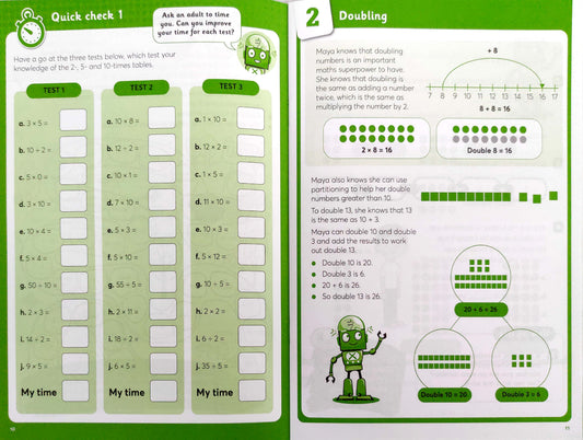 Times Tables Practice Book (Age 7-9)
