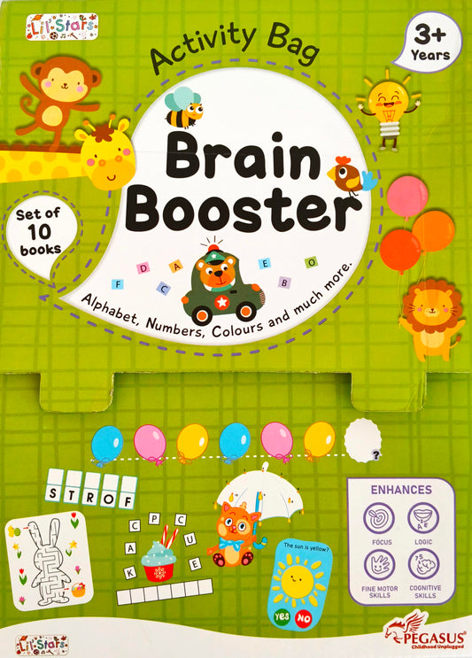 Brain Booster Activity Bag (Set of 10 Books)