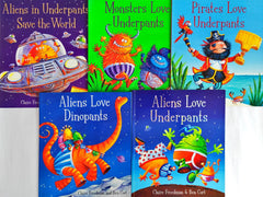 Aliens Love Underpants Combo Set (5 Books)