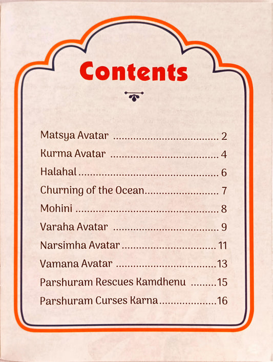 Avatars of Vishnu (Mythology Book)
