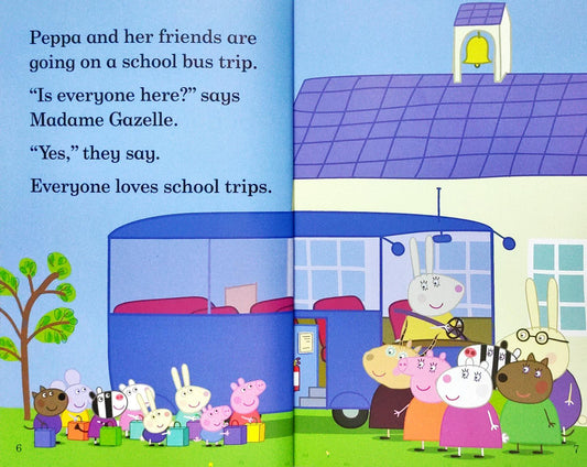 Peppa Pig School Bus Trip  (Read it Yourself)