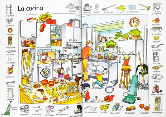 The Usborne  First Thousand  Words in Italian