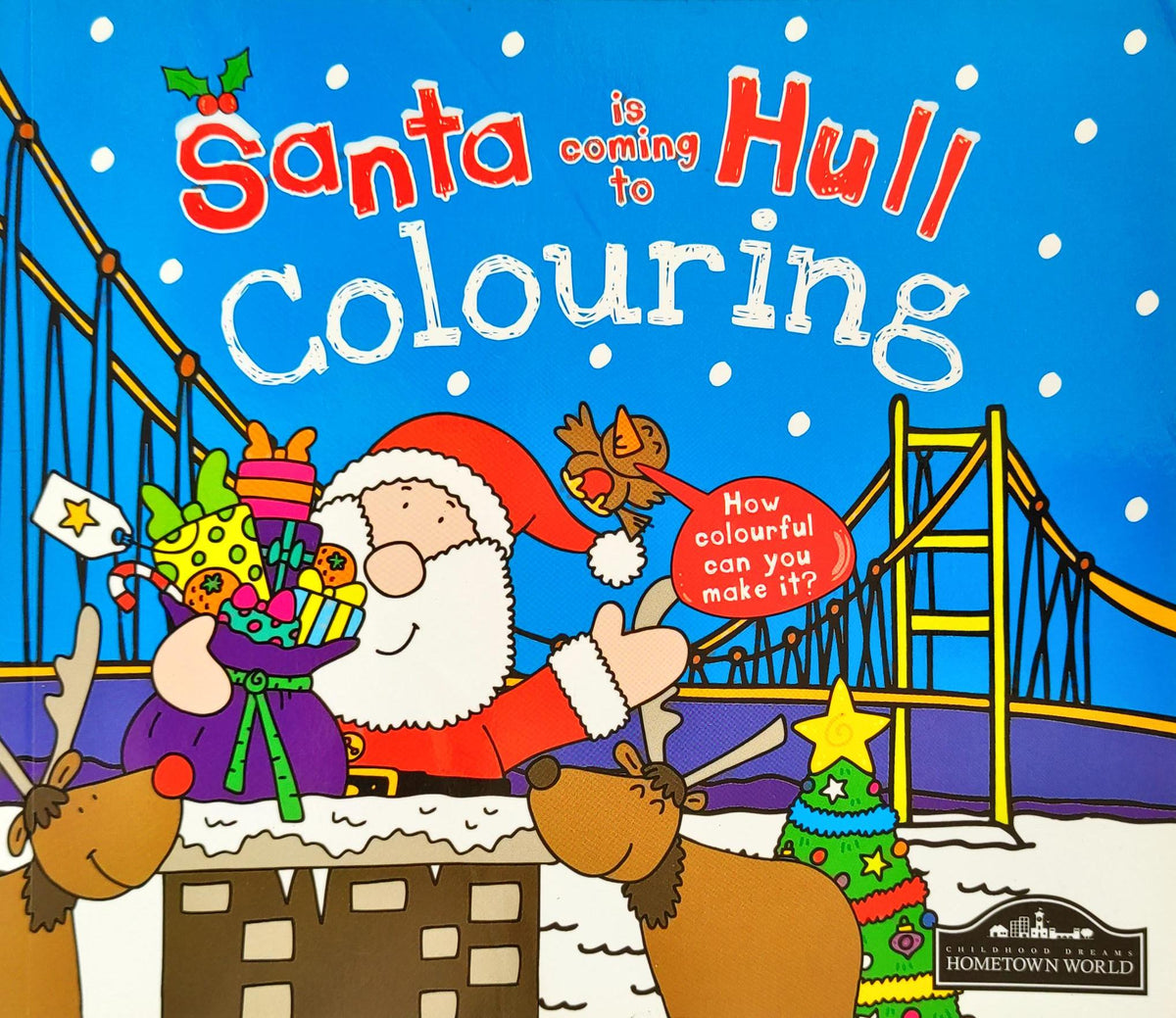 Santa is Coming to Hull Colouring